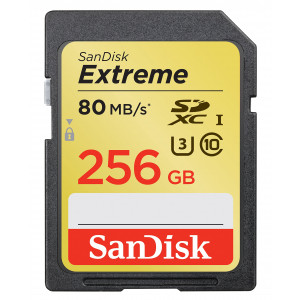 SanDisk Extreme SDXC 256GB bis zu 80 MB/Sek, Class 10, U3 Speicherkarte-22
